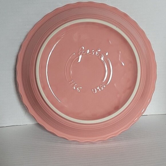 Fiestaware Fiesta CERAMIC Pie Plate Deep Dish Baker Baking Bake Bakeware Peony - Picture 9 of 17